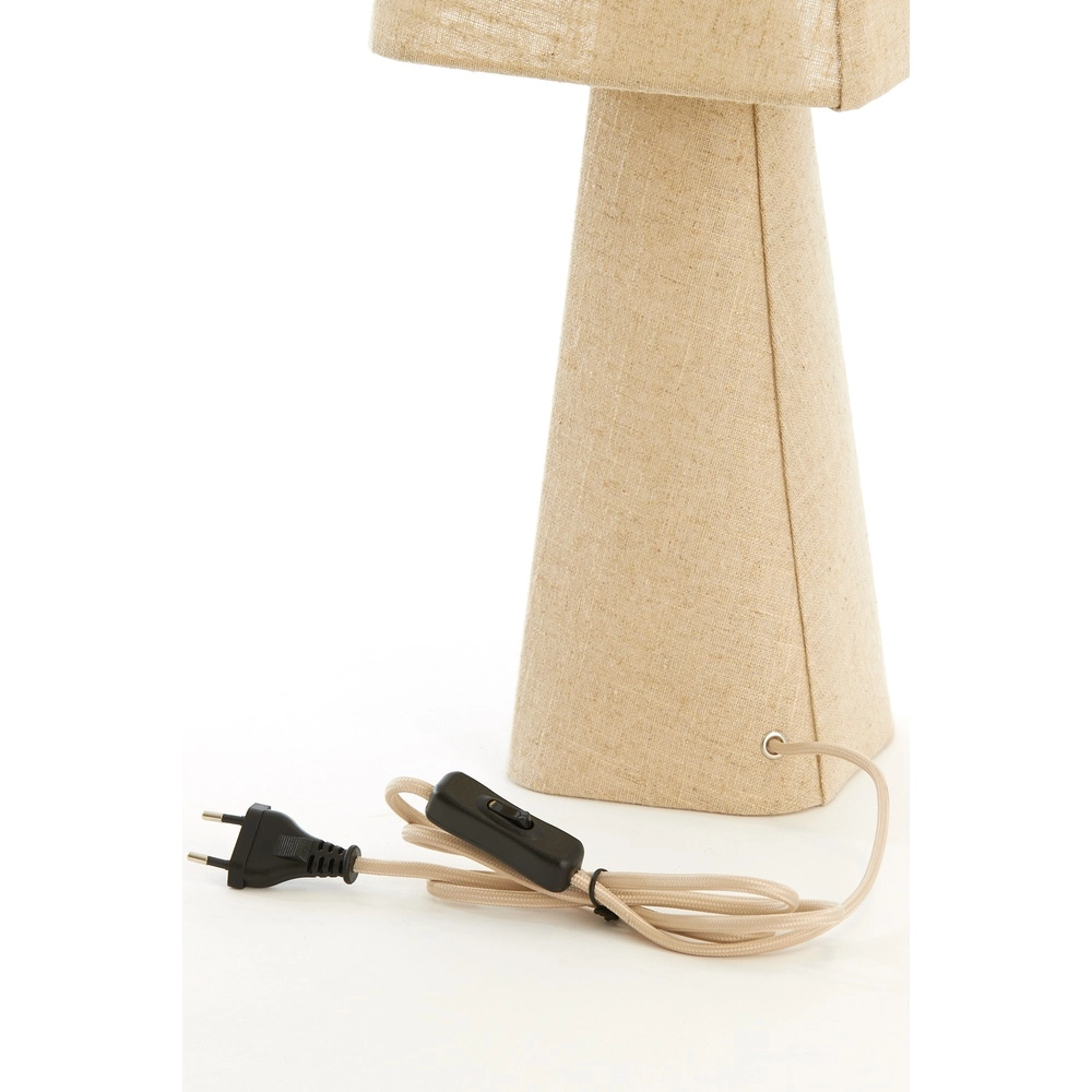 Linen table lamp Mikko 58cm - natural Light & Living 8717807758813