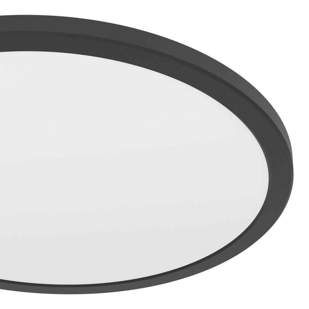 Bathroom ceiling light Rovito Zigbee - black - Ø 38.9cm Eglo 9008606329854