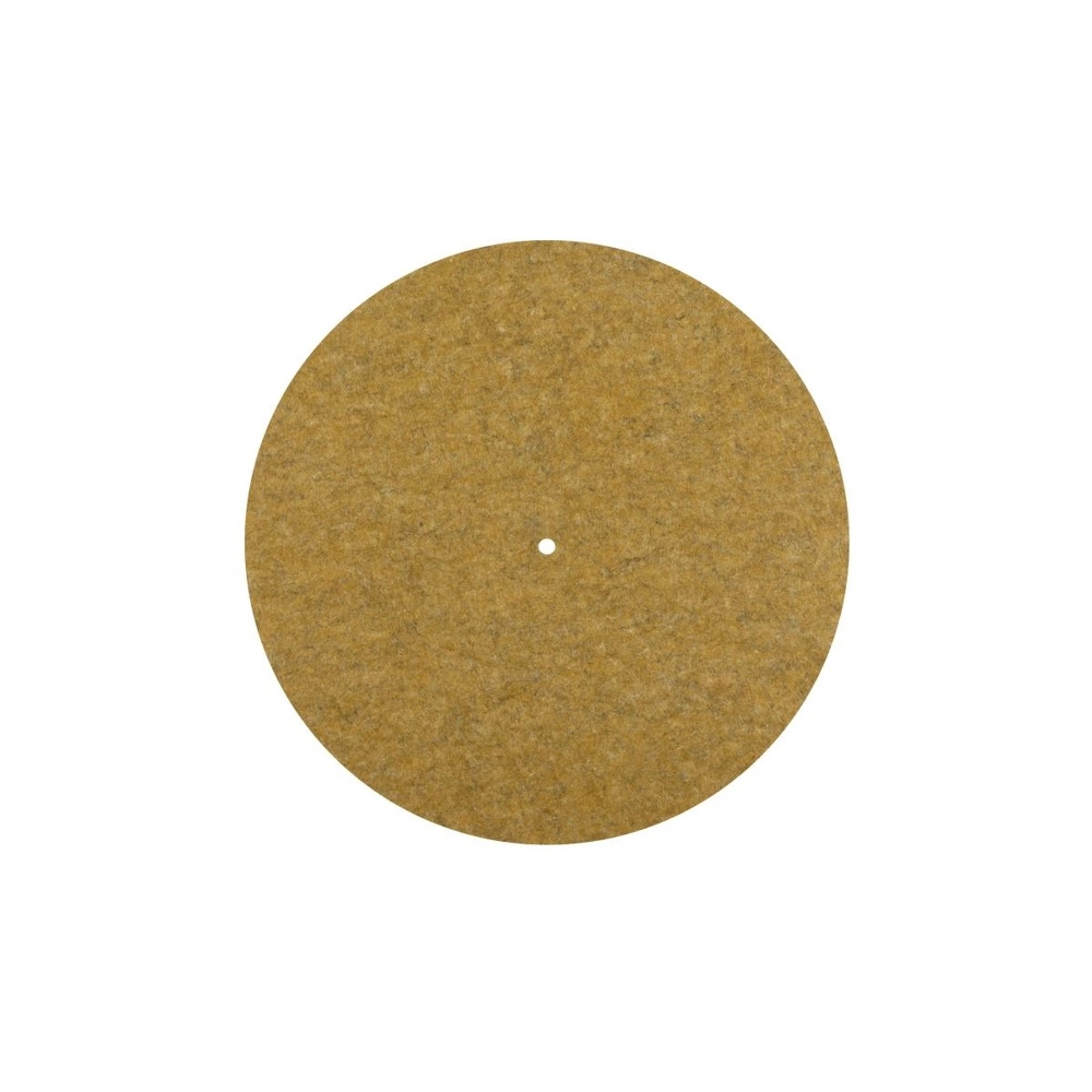 Felt hood Grip! Flat Ø 50 x 0.6cm ochre yellow