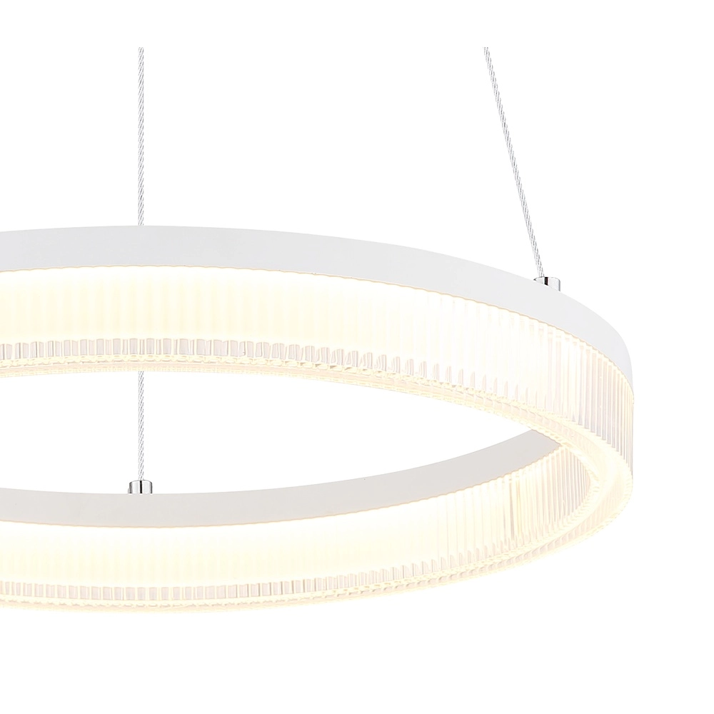 Modern pendant lamp Zara sand brown Ø 33cm Globo 9007371570072