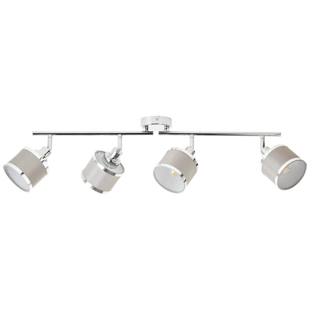 4-light ceiling lamp Alexia Chrome and Gray Brilliant 4004353424151