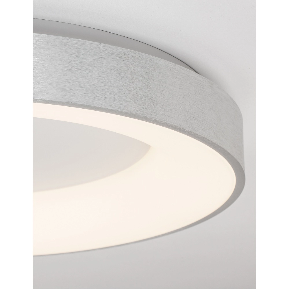Ceiling lamp Rando Thin silver grey Ø 60cm Lyora 5212017420138