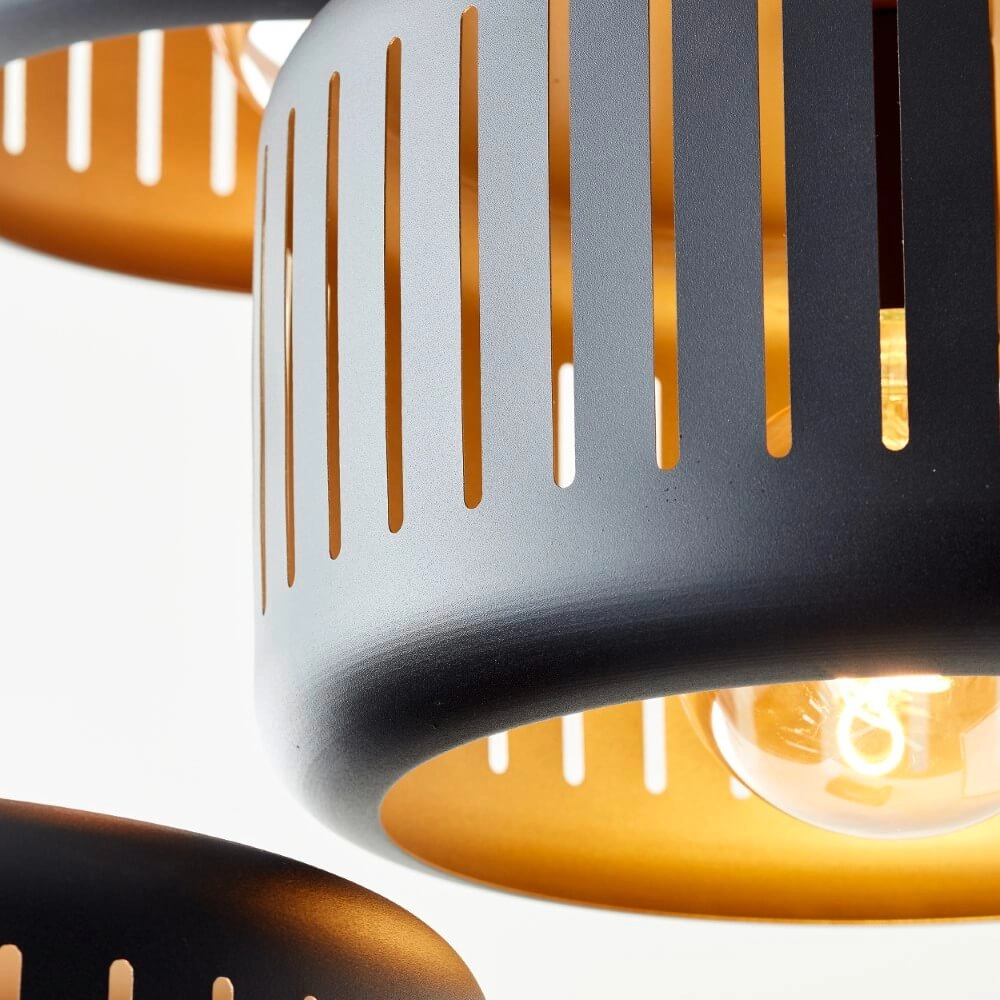 Vide pendant lamp Tyas black Ø 52cm Brilliant 4004353411489