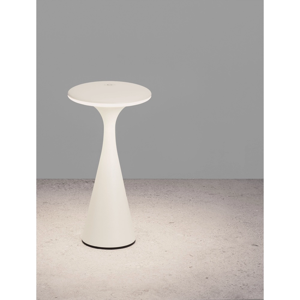 Design table lamp Grigio white