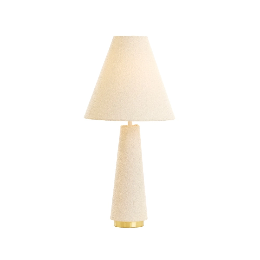Table lamp Devia Ø 30cm - bouclé - beige Light & Living 8717807759469