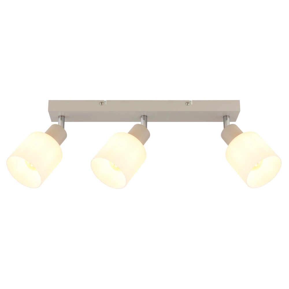 3-light ceiling spotlight Trent sand brown Globo 9007371578962