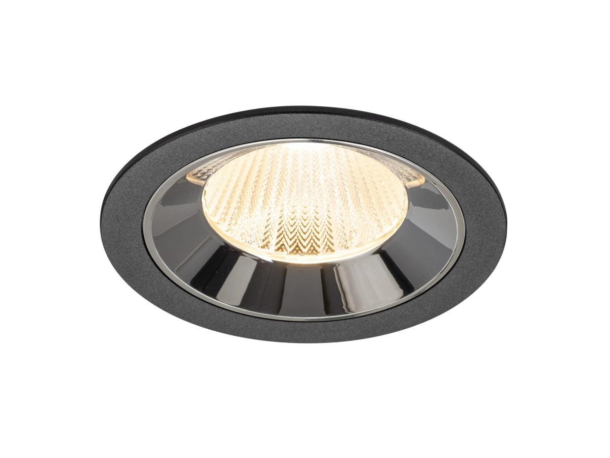 Recessed spotlight Numinos L black/chrome 2700K - 40deg