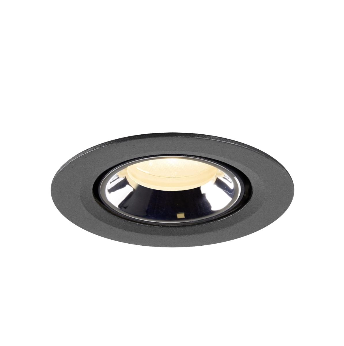 Recessed spotlight Numinos Gimble XS black/chrome 3000K - 20deg SLV 4024163307086