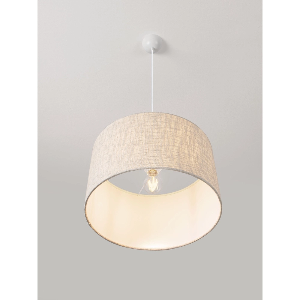 Linen pendant lamp Karen Ø 40cm Lyora 5212017493958