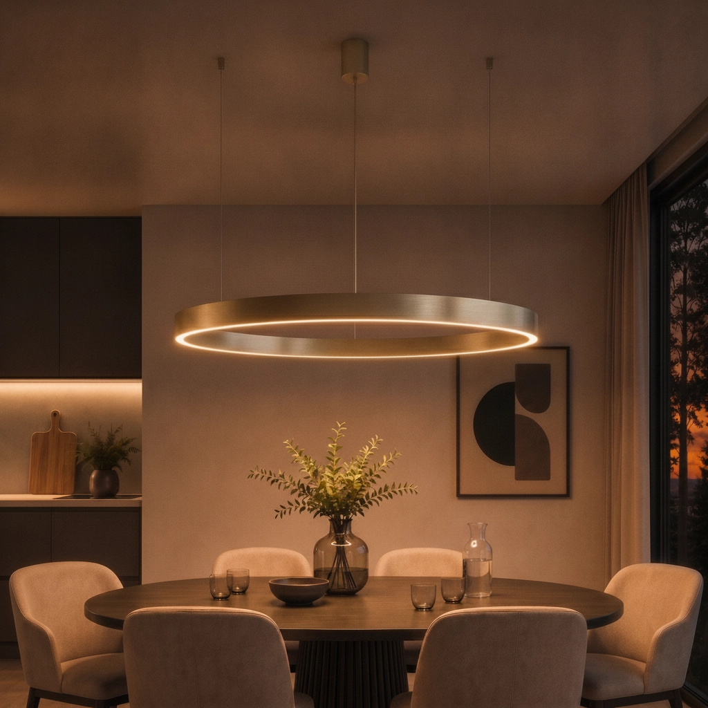 Pendant lamp Motif gold Ø 100cm 3000K