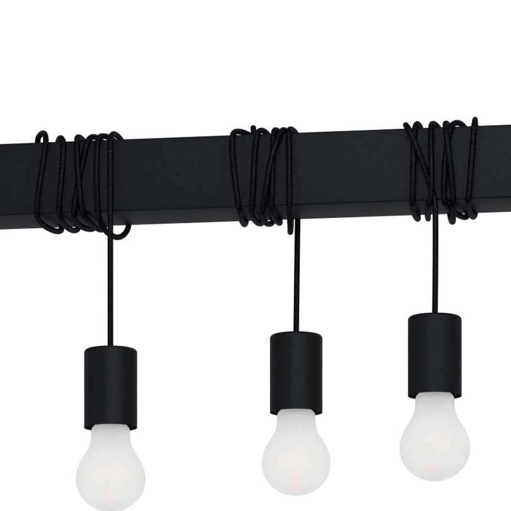 Black hanging lamp Townshend-B 5-light Stars of Light 9002759399375