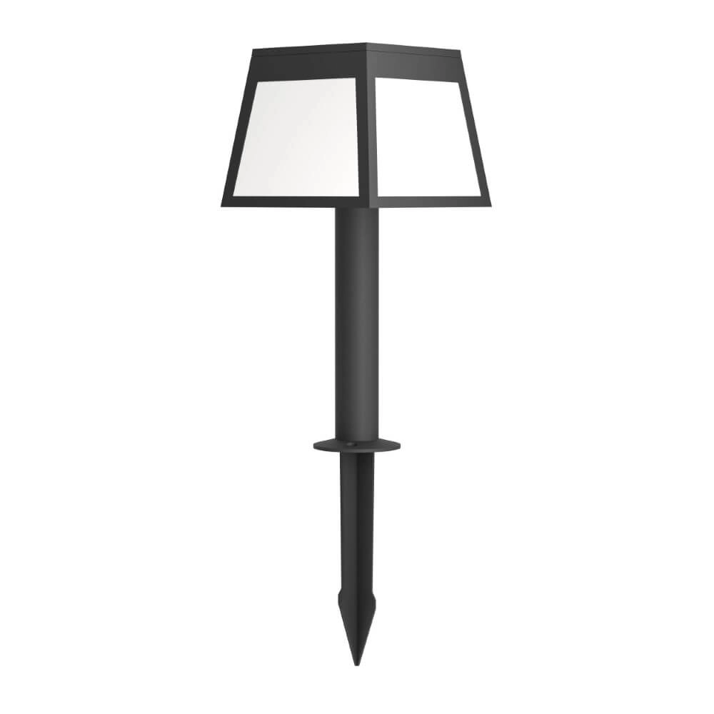 Solar floor lamp Altilia black 56cm