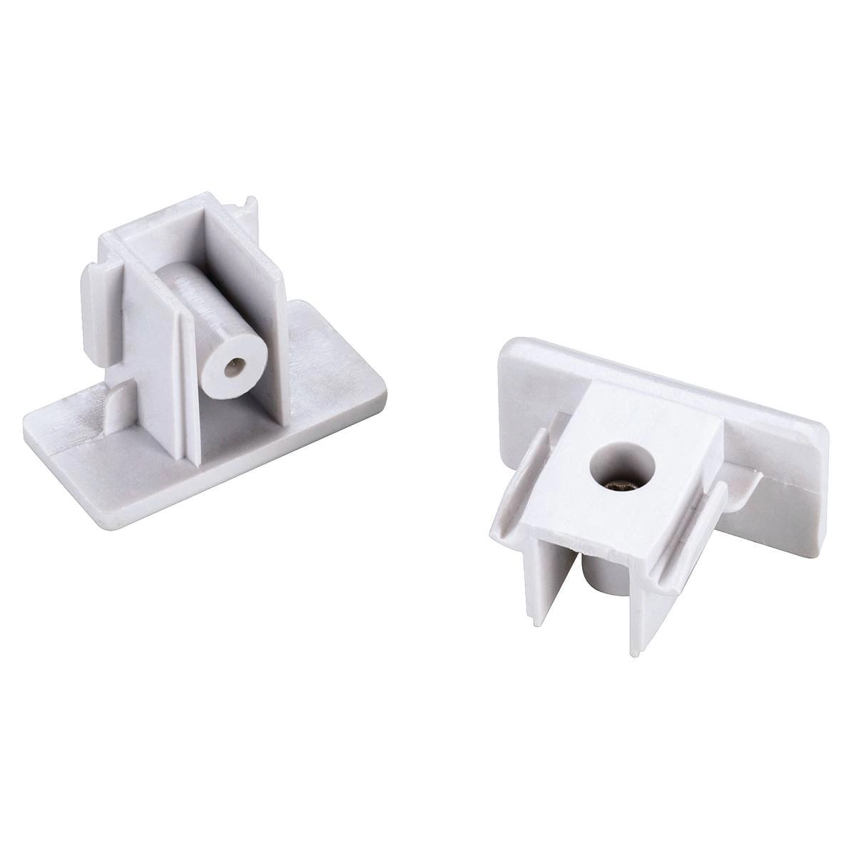 White Eindkapjes 1-Fase set of 2
