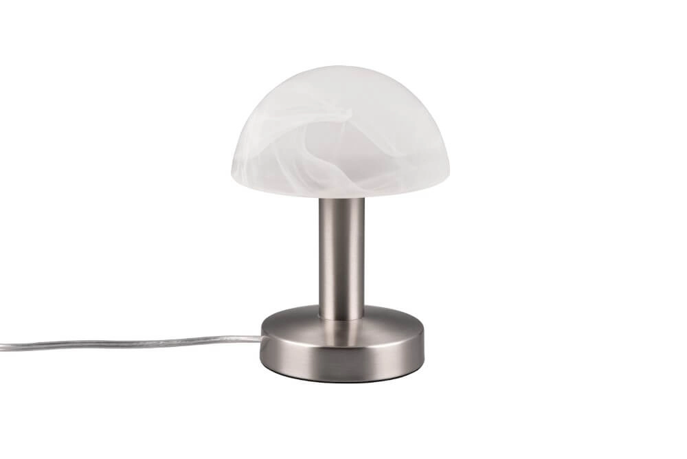 Table lamp Fynn Ii nickel with white glass Trio 4017807551310