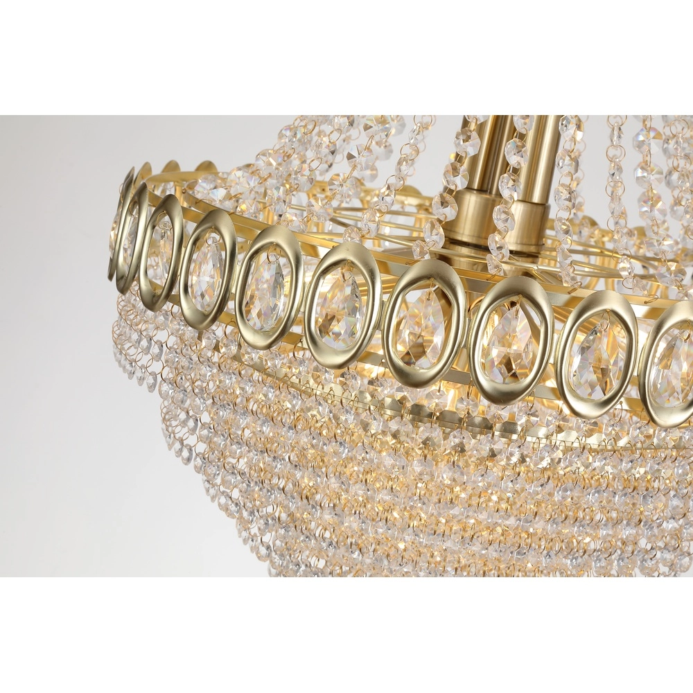 Chandelier Louis gold Ø 54cm Searchlight 5053423274614