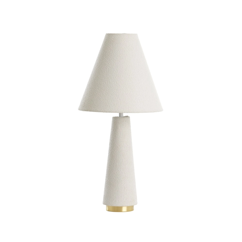 Table lamp Devia Ø 30cm - bouclé - beige