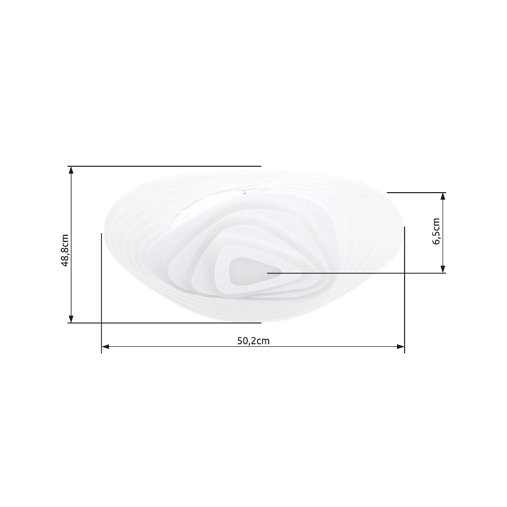 Modern ceiling lamp Jocelyn white Globo 9007371401697