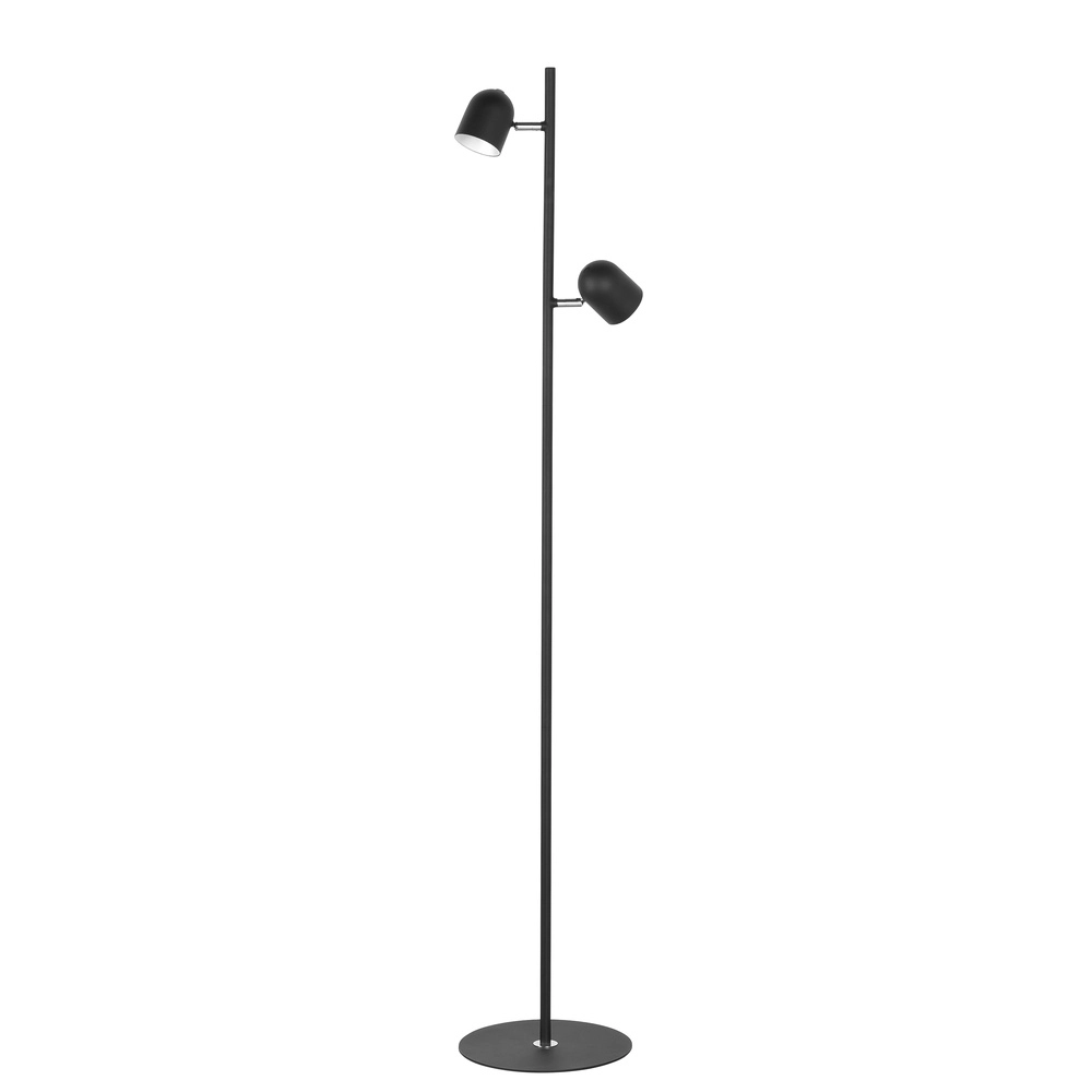 Floor lamp Ovale black 2-lights