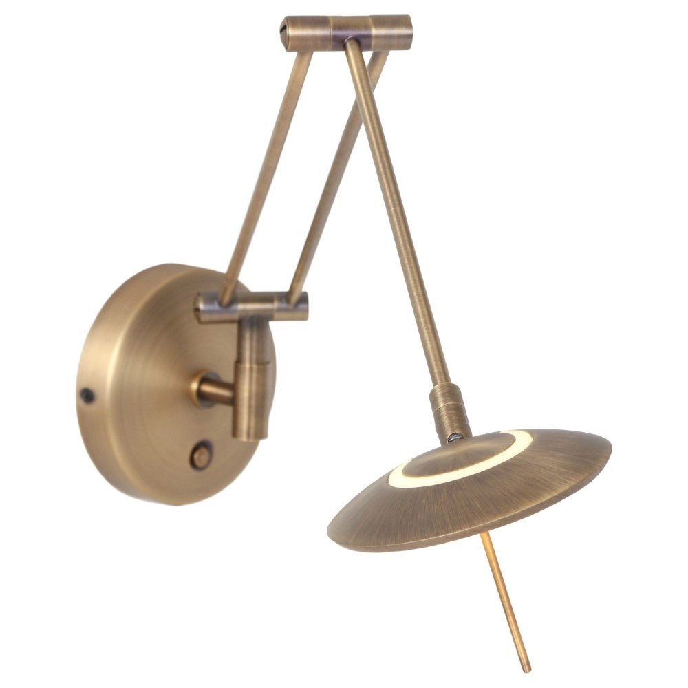 Reading lamp Zodiac LED brass Steinhauer 8712746127355