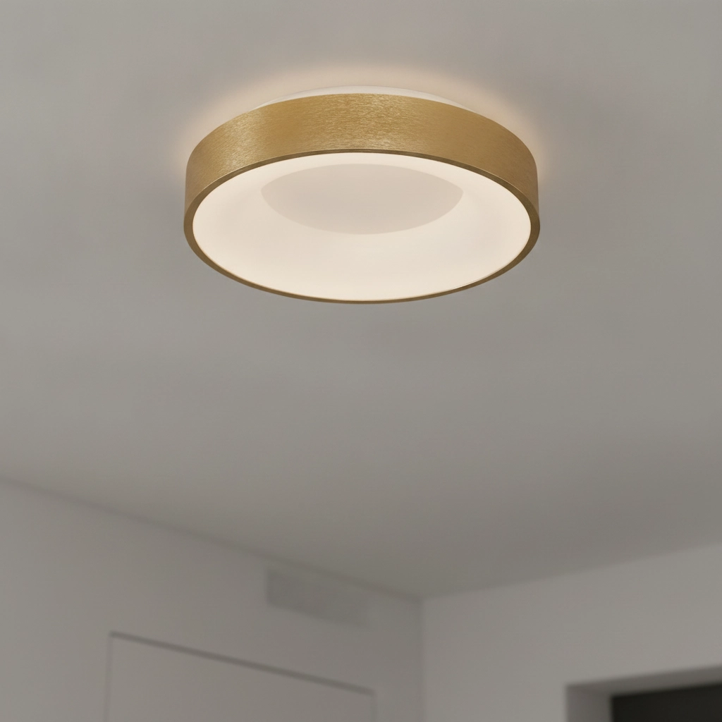 Ceiling lamp Rando Thin gold Ø 38cm