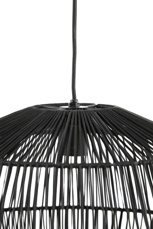Bohemian pendant lamp Deya black Ø 40cm Light & Living 8717807681128