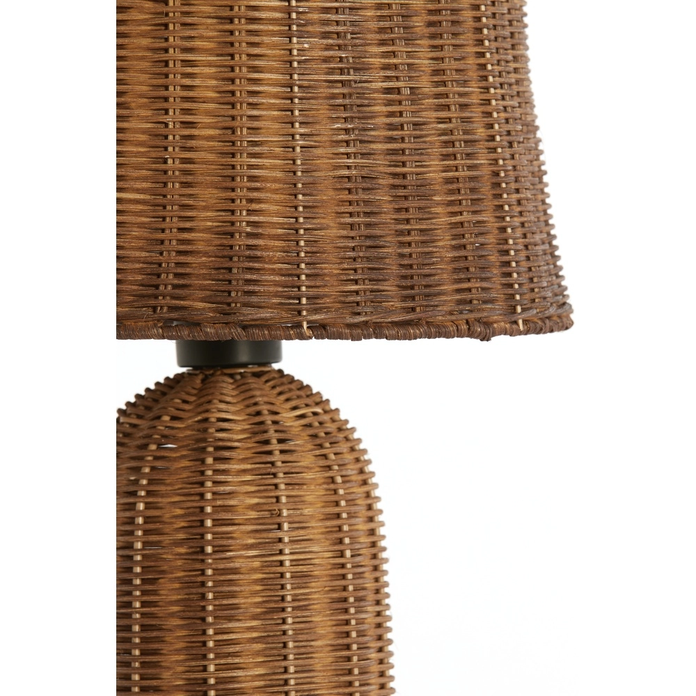 Rattan table lamp Mandor Ø 28.5cm - natural rattan Light & Living 8717807820619