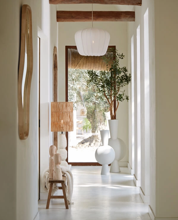 White pendant lamp Zubedo Ø 60cm Light & Living 8717807706661