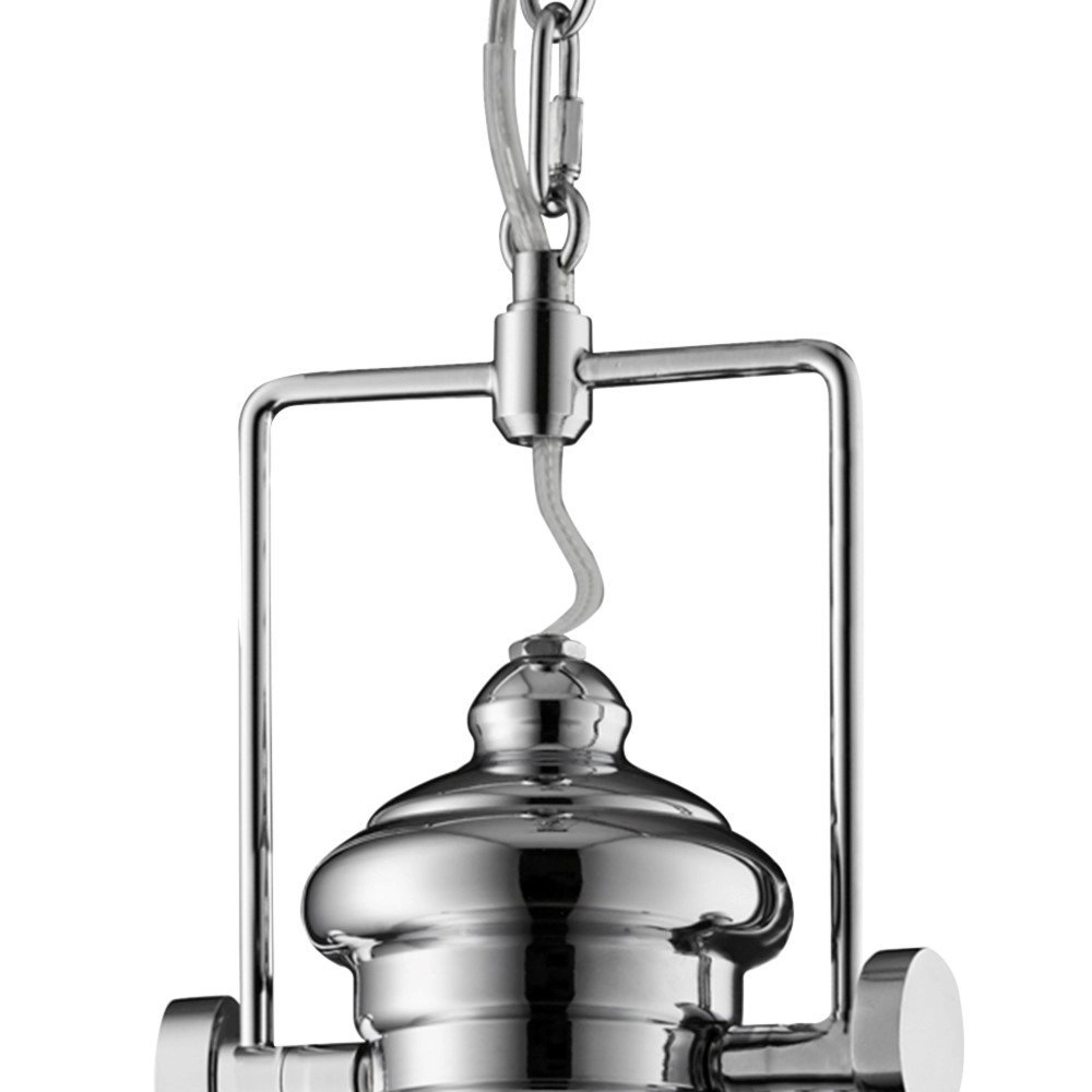 Chrome pendant lamp Industrial Pendants Ø 31cm Searchlight 5053423041322