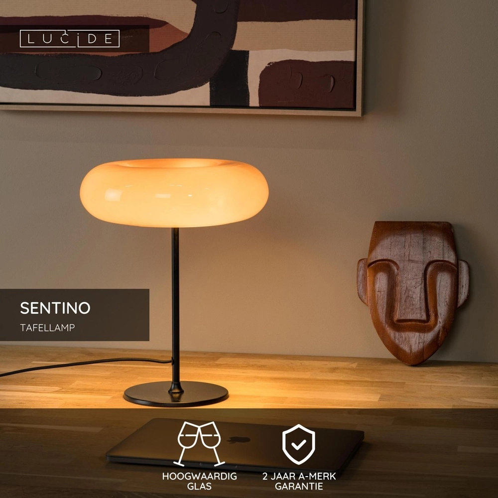 Table lamp Sentino Ø 30cm orange Lucide 5411212106360
