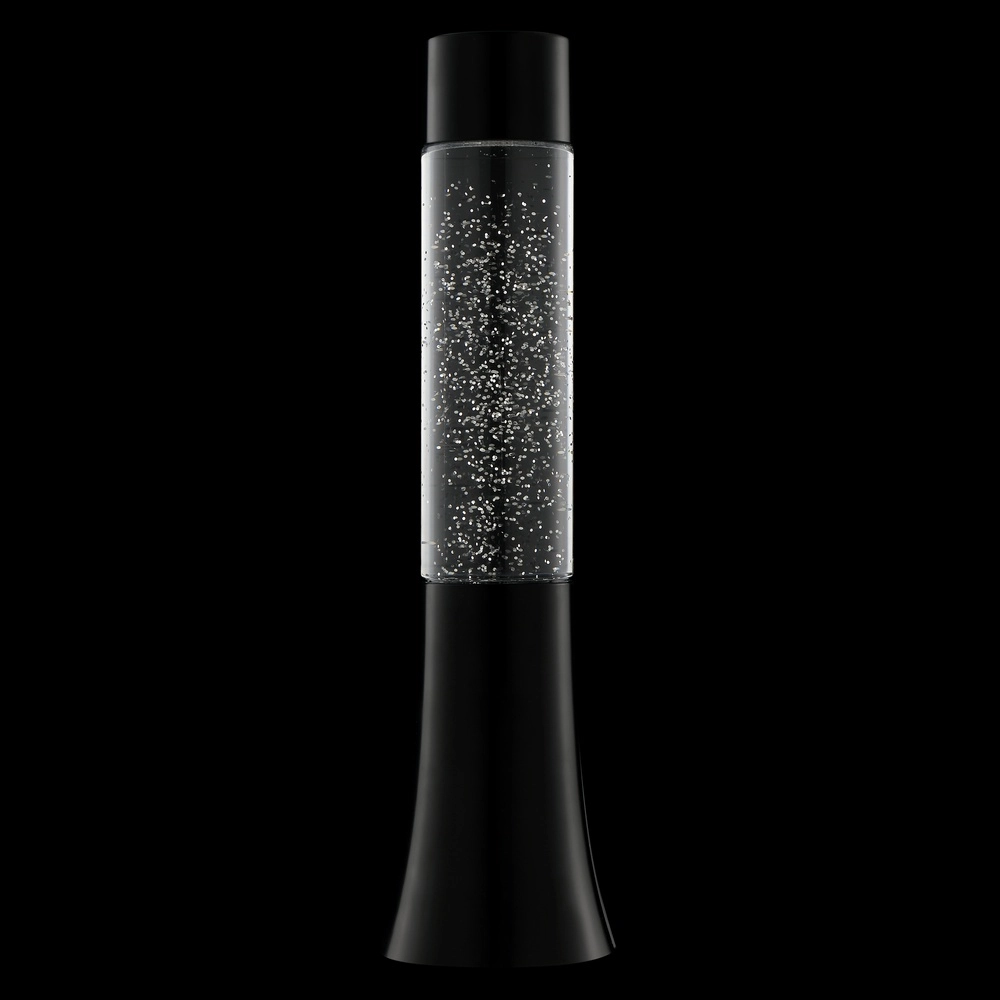 Lava lamp Glitter-Tower Black