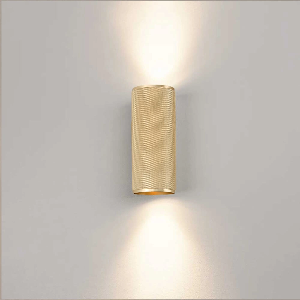 Design surface-mounted spotlight Marty gold 15cm Brilliant 4004353424472