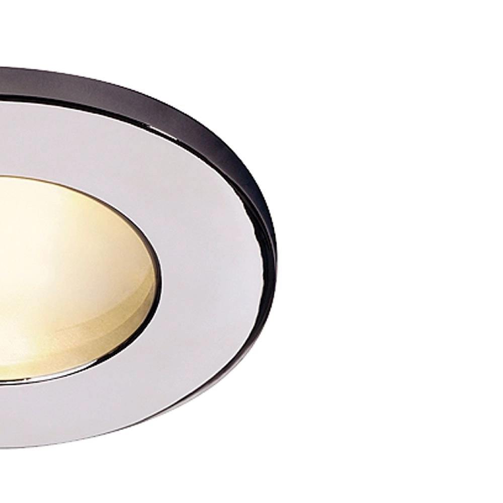 Recessed spotlight Dolix Out GU10 Round for outdoor chrome SLV 4024163194839