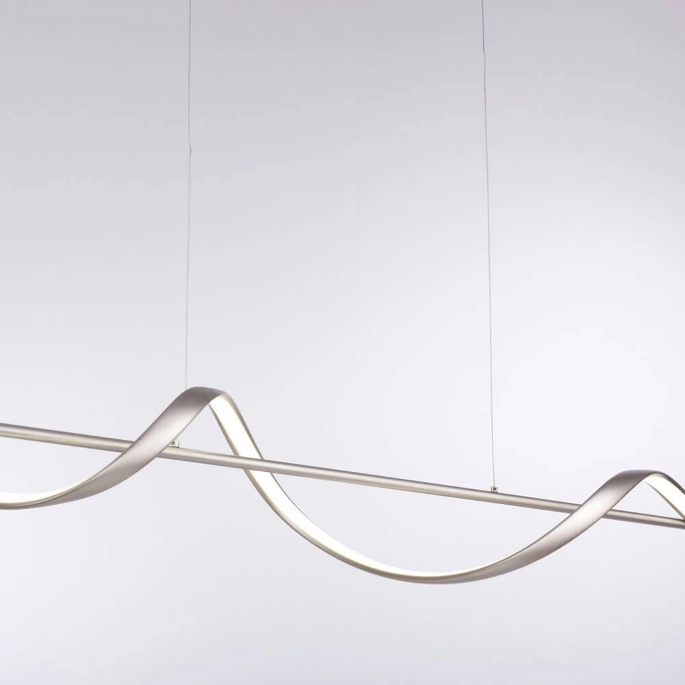 Wavy pendant lamp Q-Swing metal Paul Neuhaus 4012248374856