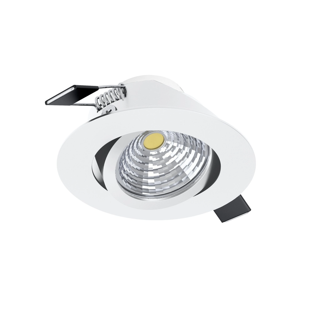 Recessed spotlight Saliceto 2 white