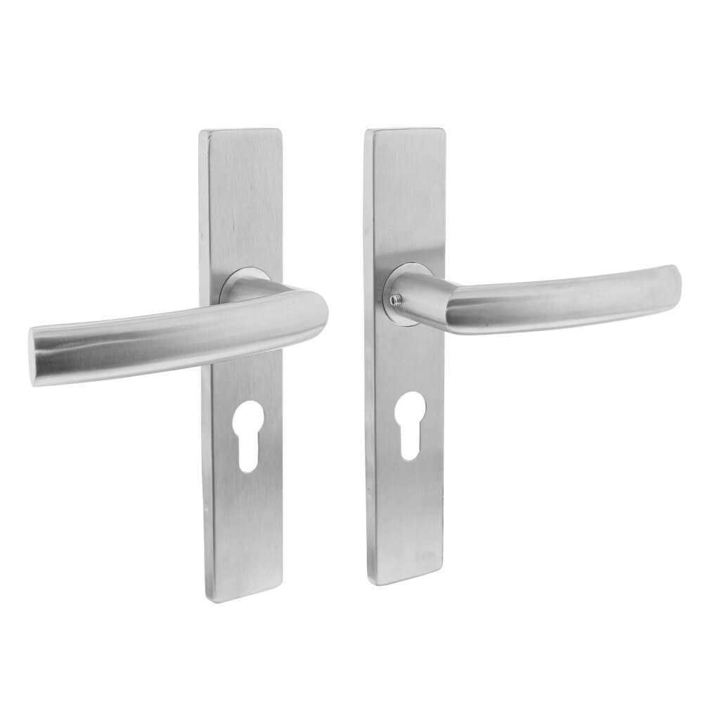 Door handle Blok rectangular PC 55mm stainless steel