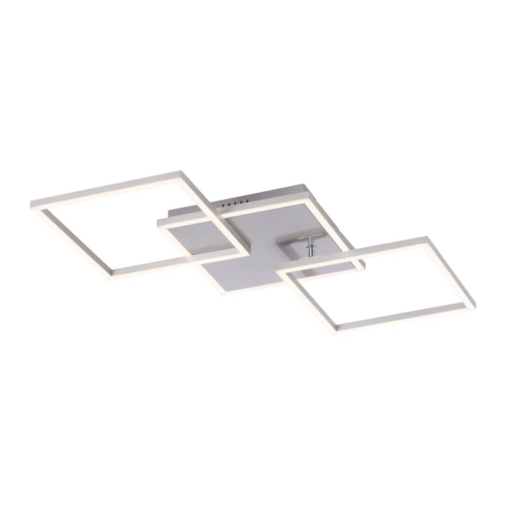 Ceiling light Iven 64cm - 3000K stainless steel Just Light 4043689972950