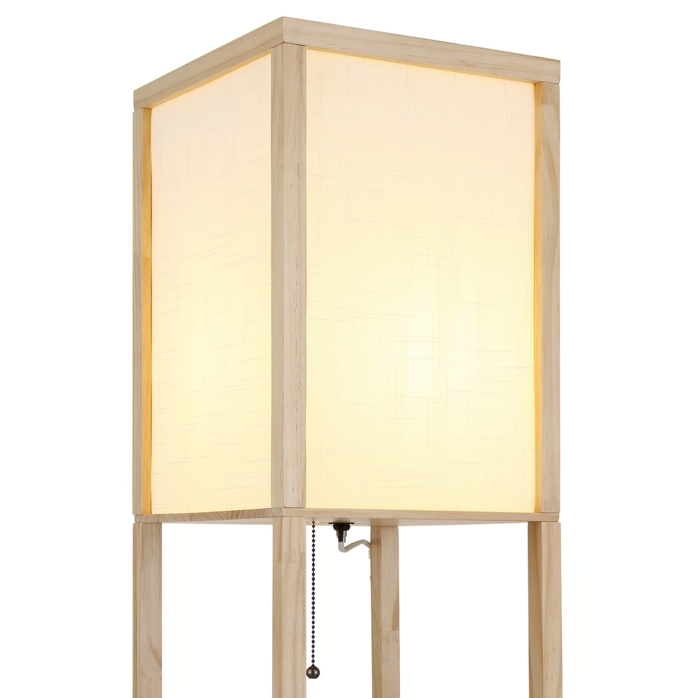 Floor lamp Tabitha wood Globo 9007371572410