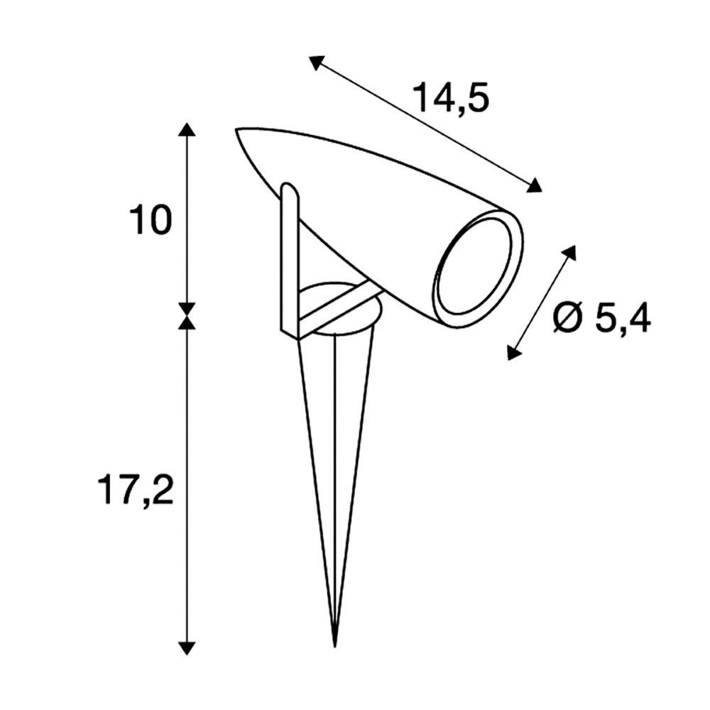 Spike spot Syna Led SLV 4024163163767