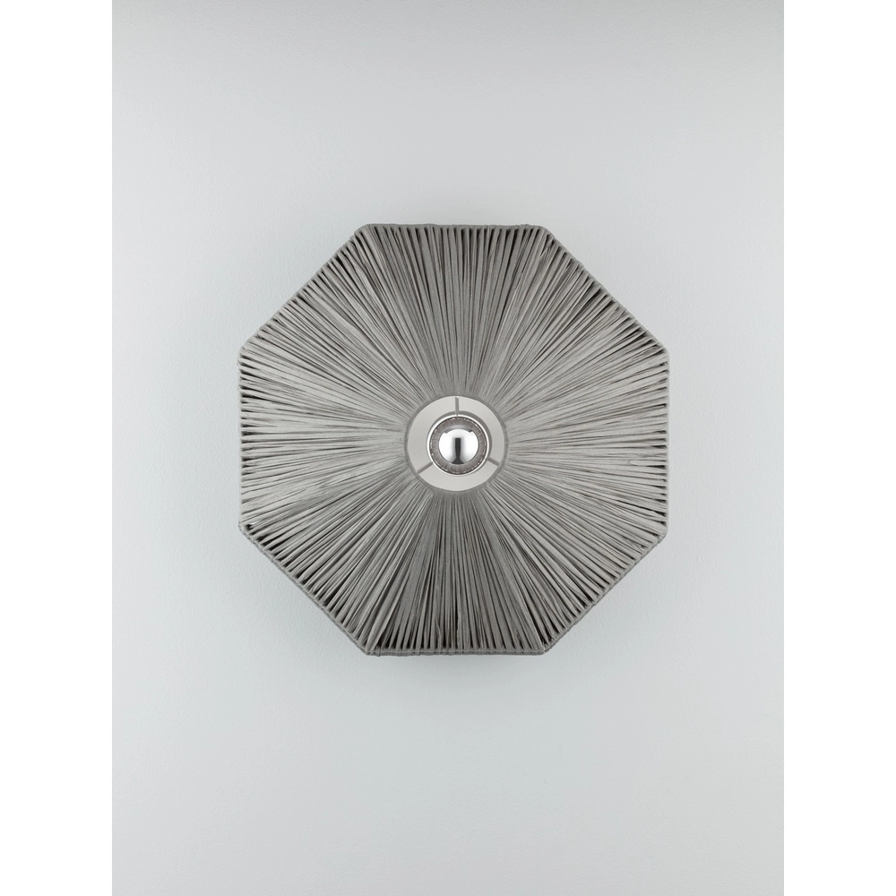 Wall lamp Elvio grey Ø 45cm Lyora 5212017493897