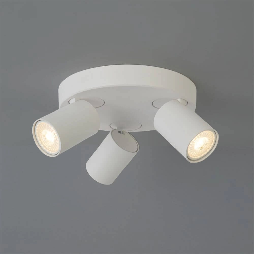 Ceiling lamp Moon 3 Round white Lyora
