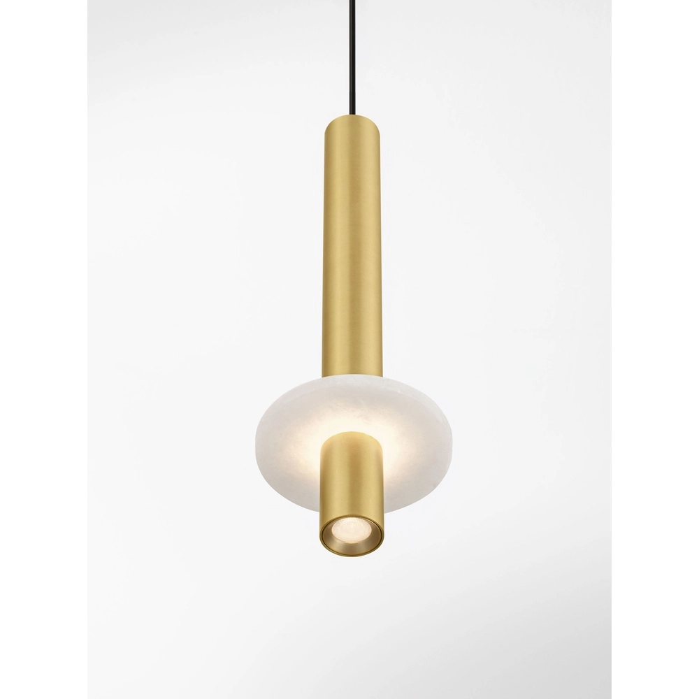 Design pendant lamp Noemi gold with white Ø 11cm Lyora 5212063503304