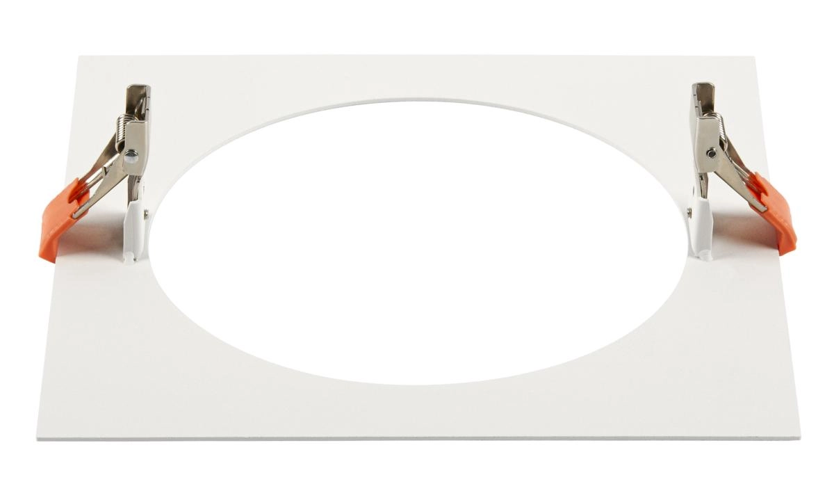 Front mounting frame Numinos XL straight 240/180mm white SLV 4024163262125
