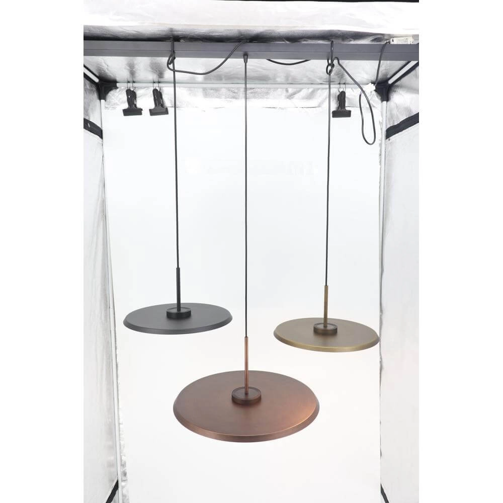 Modern pendant lamp Osorno bronze Ø 35cm Artdelight 8720701101647