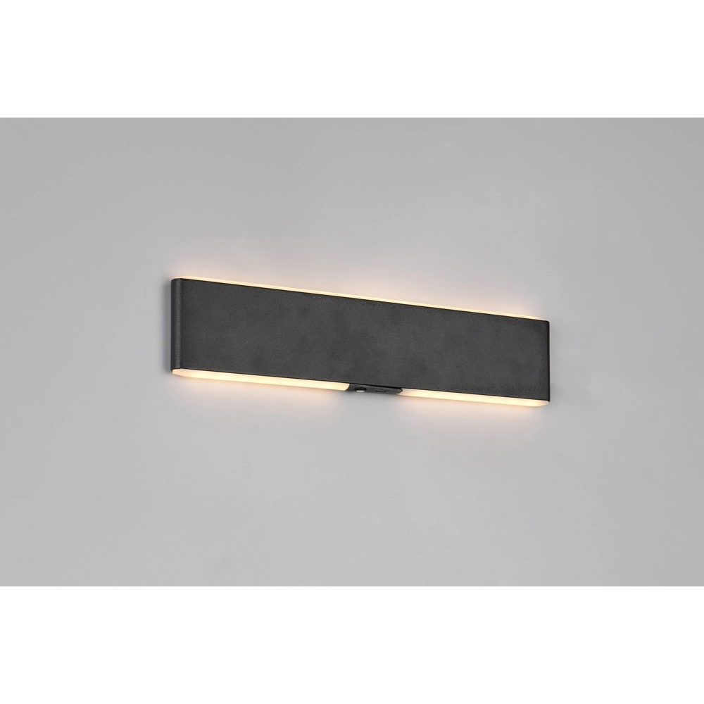 Modern wall lamp Conchita black 32cm Trio 4017807655643