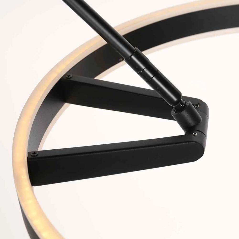 Design arc lamp Ringlux black Steinhauer 8712746176551