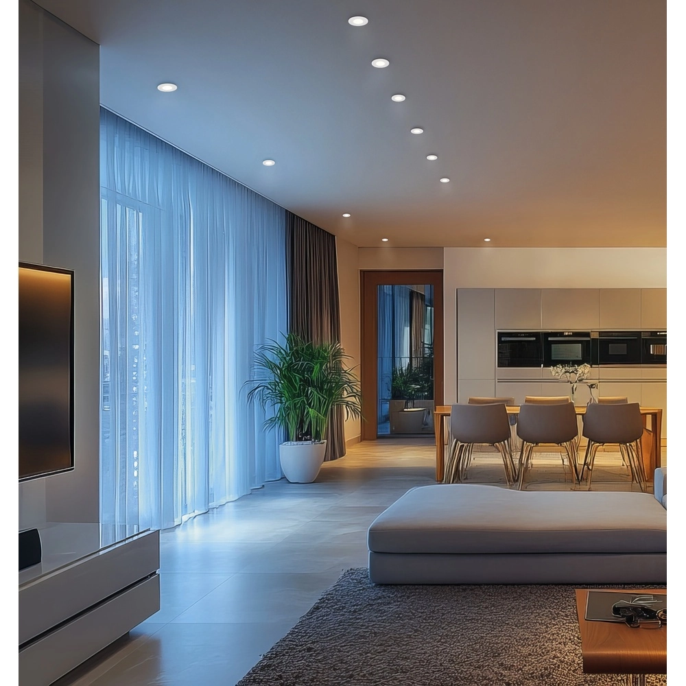 Recessed spotlight Lamont white 4000K Trio 4017807657975