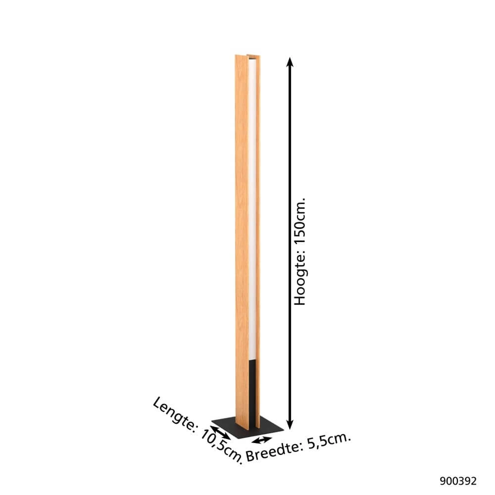 Wooden floor lamp Anchorena-Z 150cm Eglo 9008606243709