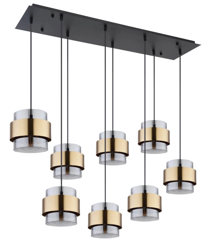 Dining room hanging lamp Milley 8x E27 Globo 9007371416028