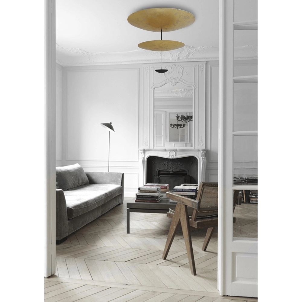 Ceiling lamp Zyan black with gold 2-lights Masterlight 8718121219141