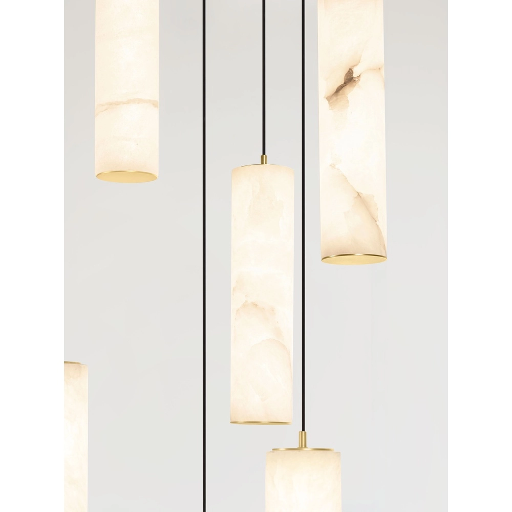 Pendant lamp Diletto Gold with white 7-lights Lyora 5212063503236